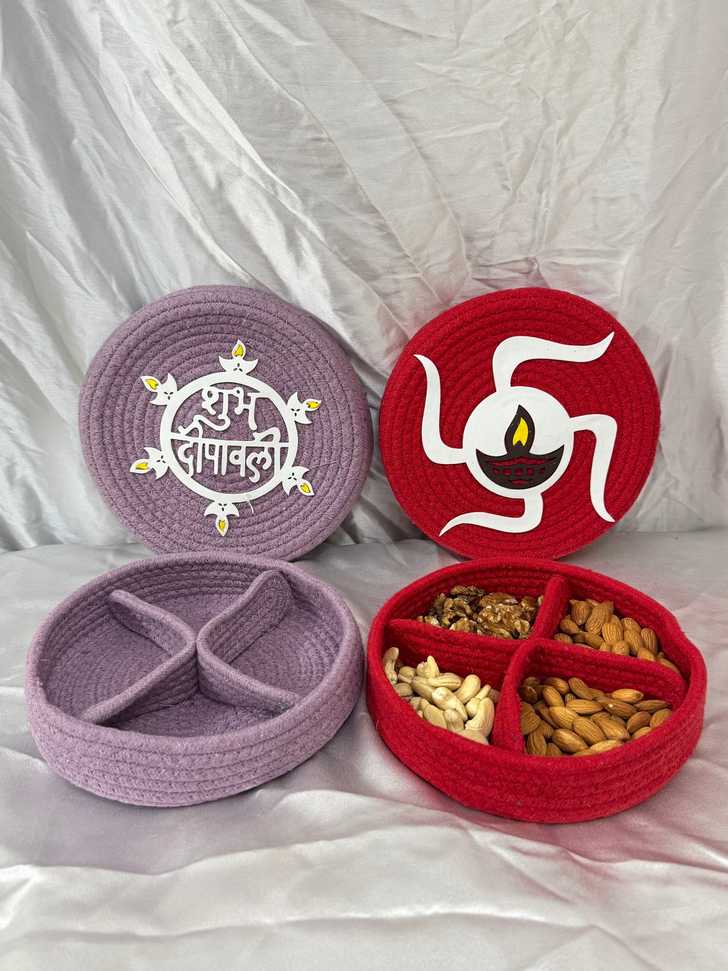 Dry Fruit Basket - Swastik