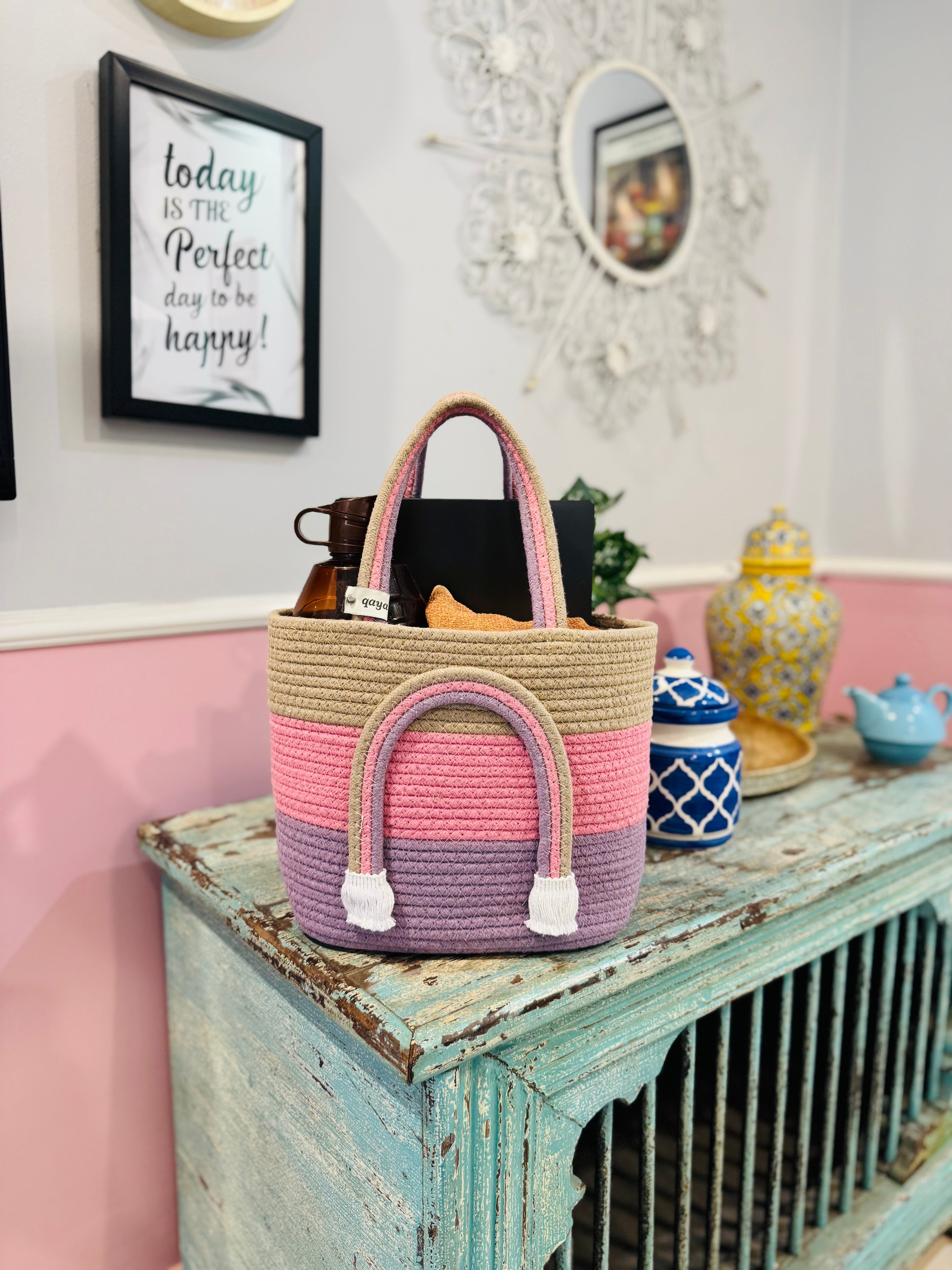 Handwoven Tote Baskets