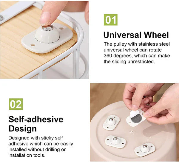 Heavy Duty 360° Rotating Moving Wheels (Furniture Mover Wheels)