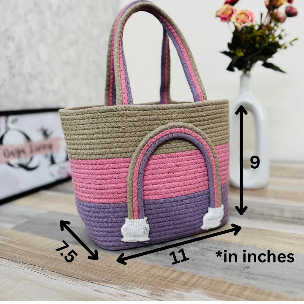 Rainbow Hamper Basket