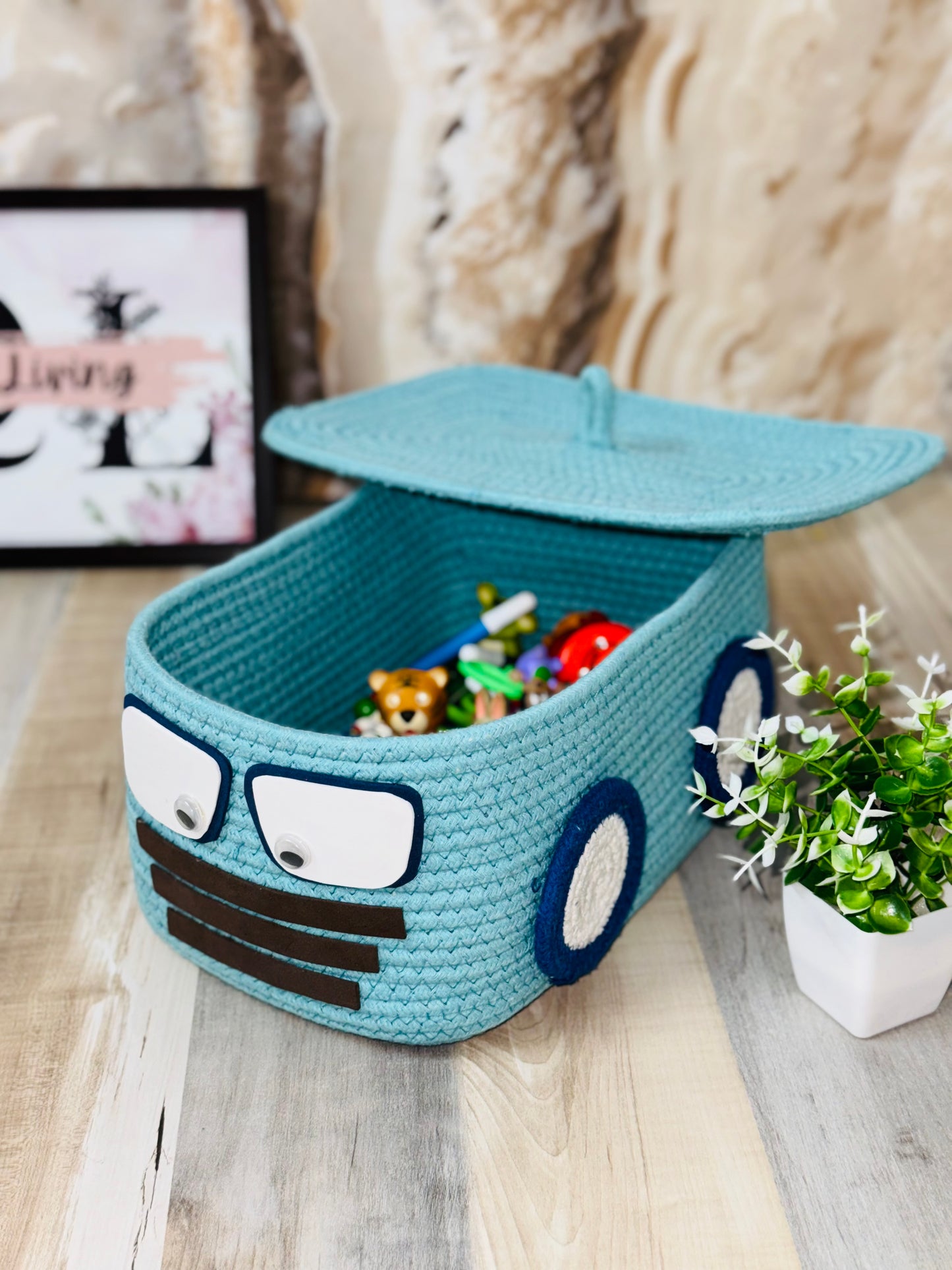 Bus Shaped Storage Basket