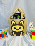 Labubu Hamper Basket - Choclate Brown