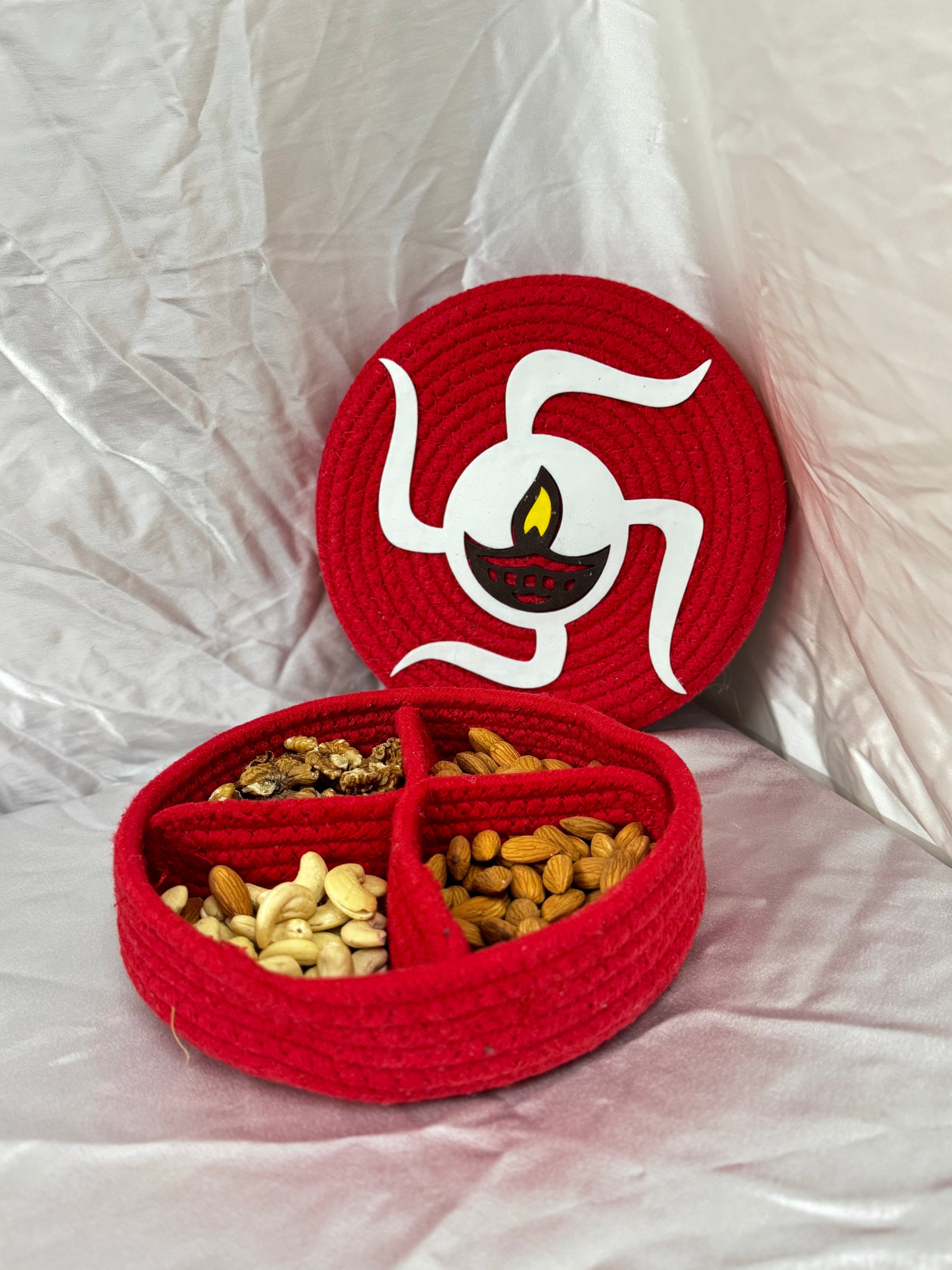 Dry Fruit Basket - Swastik