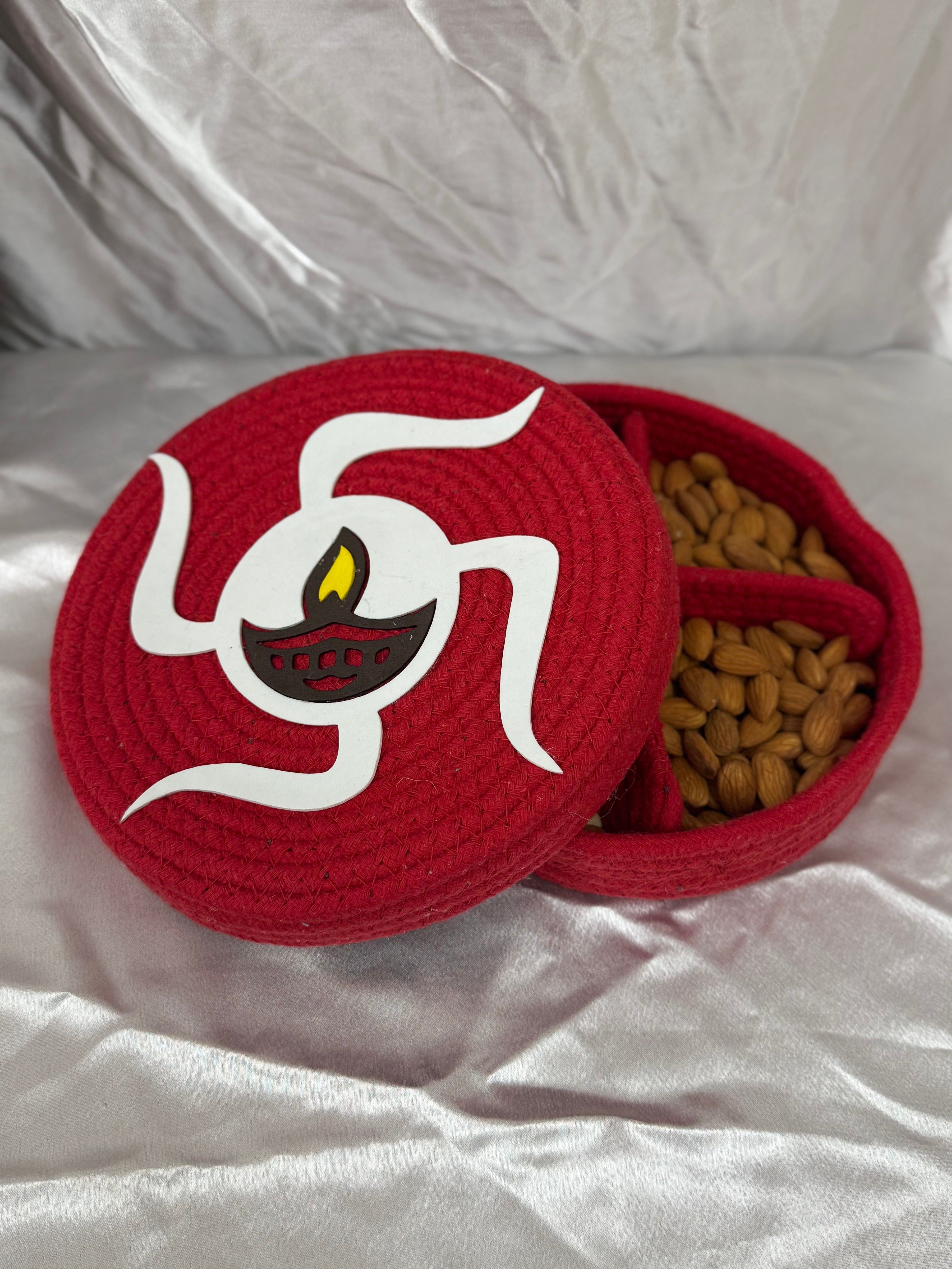 Dry Fruit Basket - Swastik