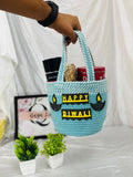 Qaya Living Blue Diwali Basket