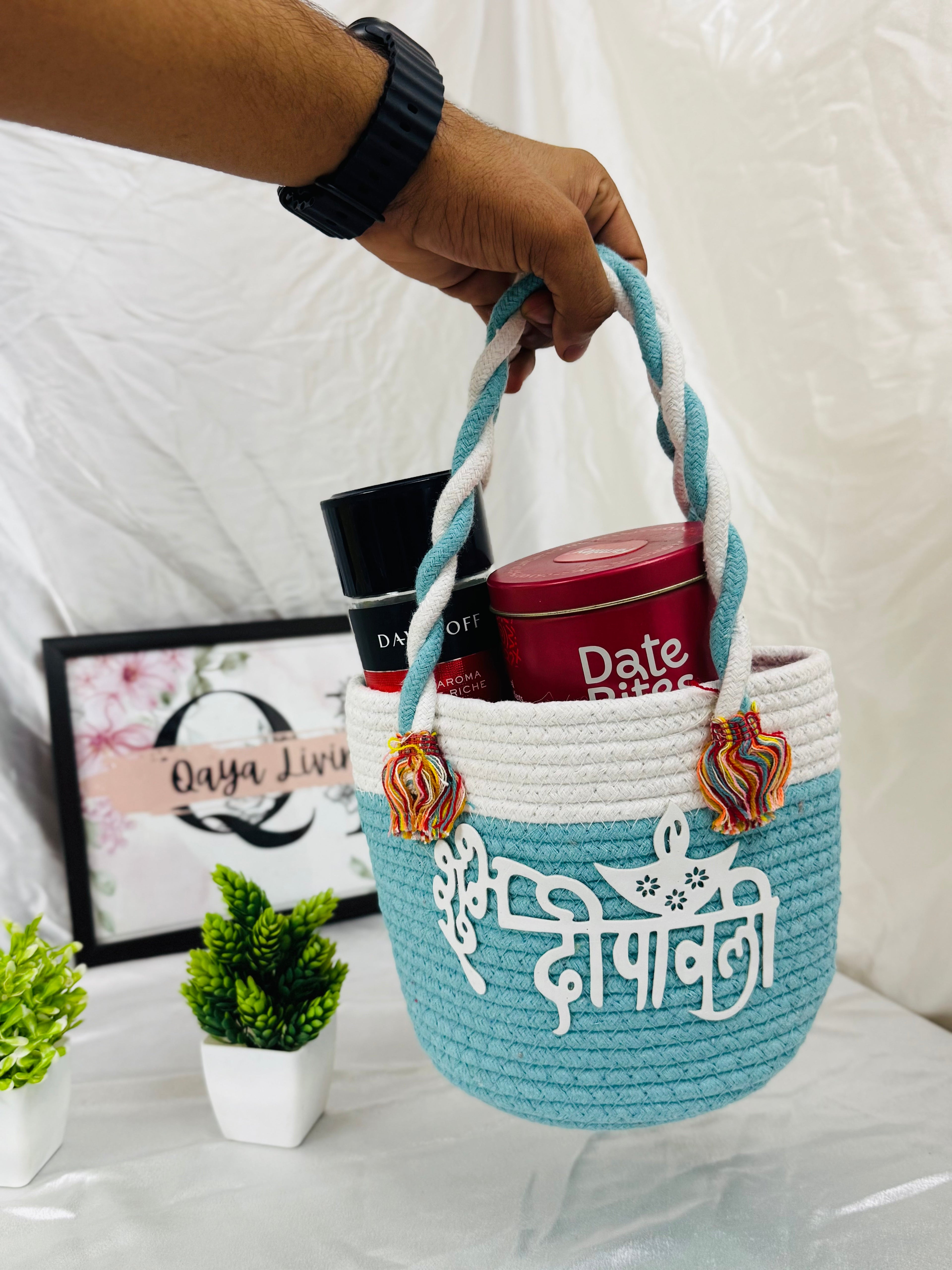 शुभ दीपावली Baskets - Set of 2