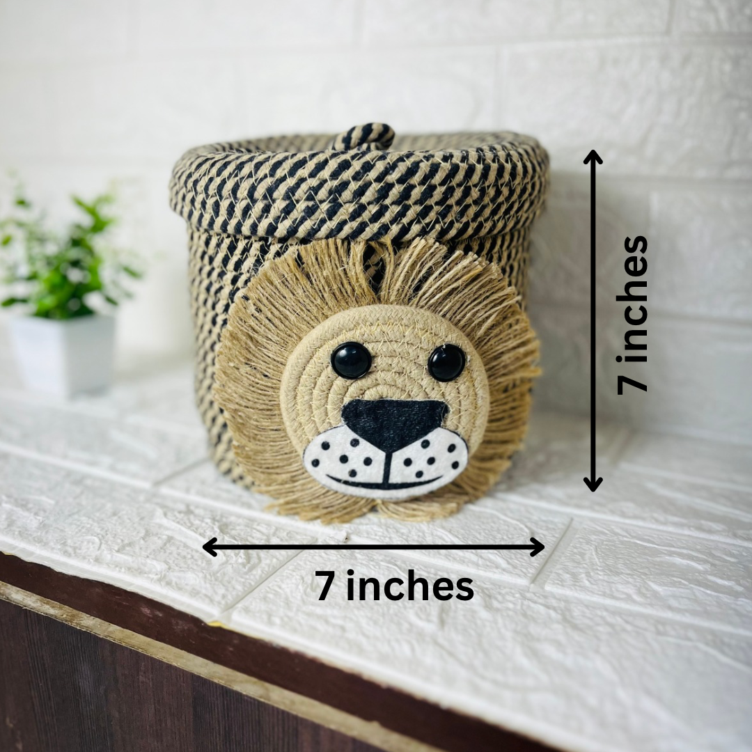 Lion Themed Storage Basket