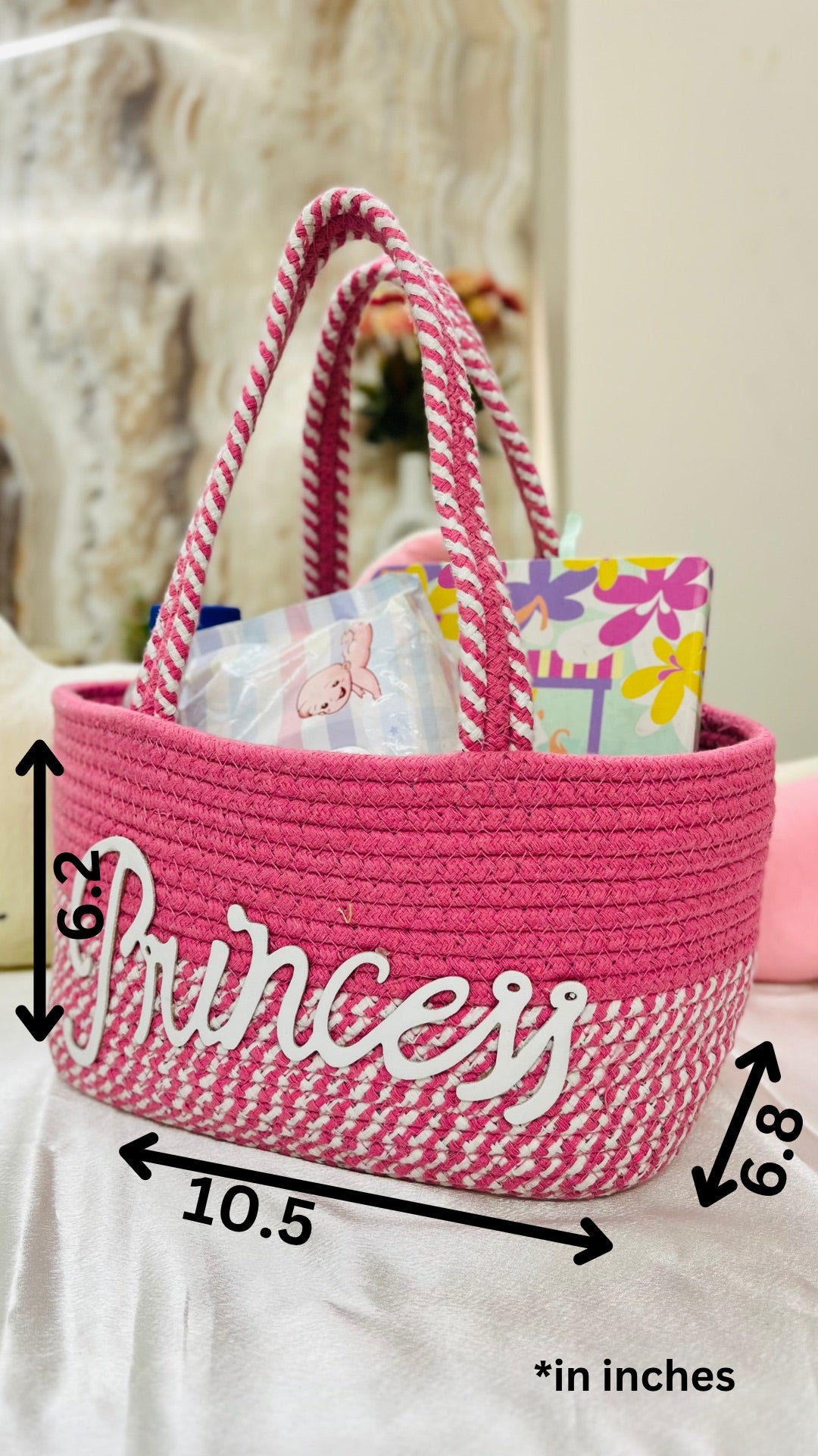 Set of 2 - Princess & Prince Basket