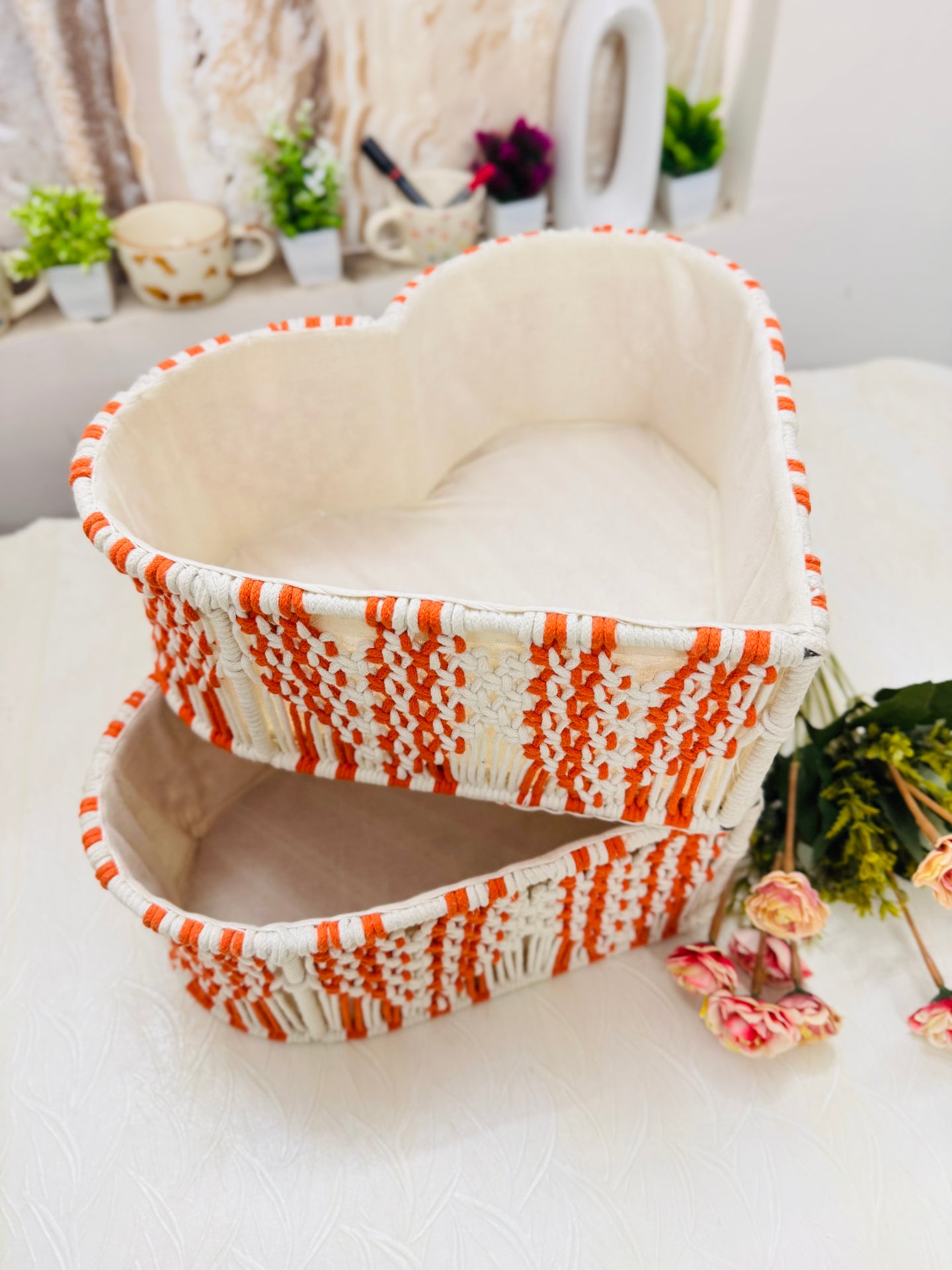 Heart shaped - Woven Storage Box