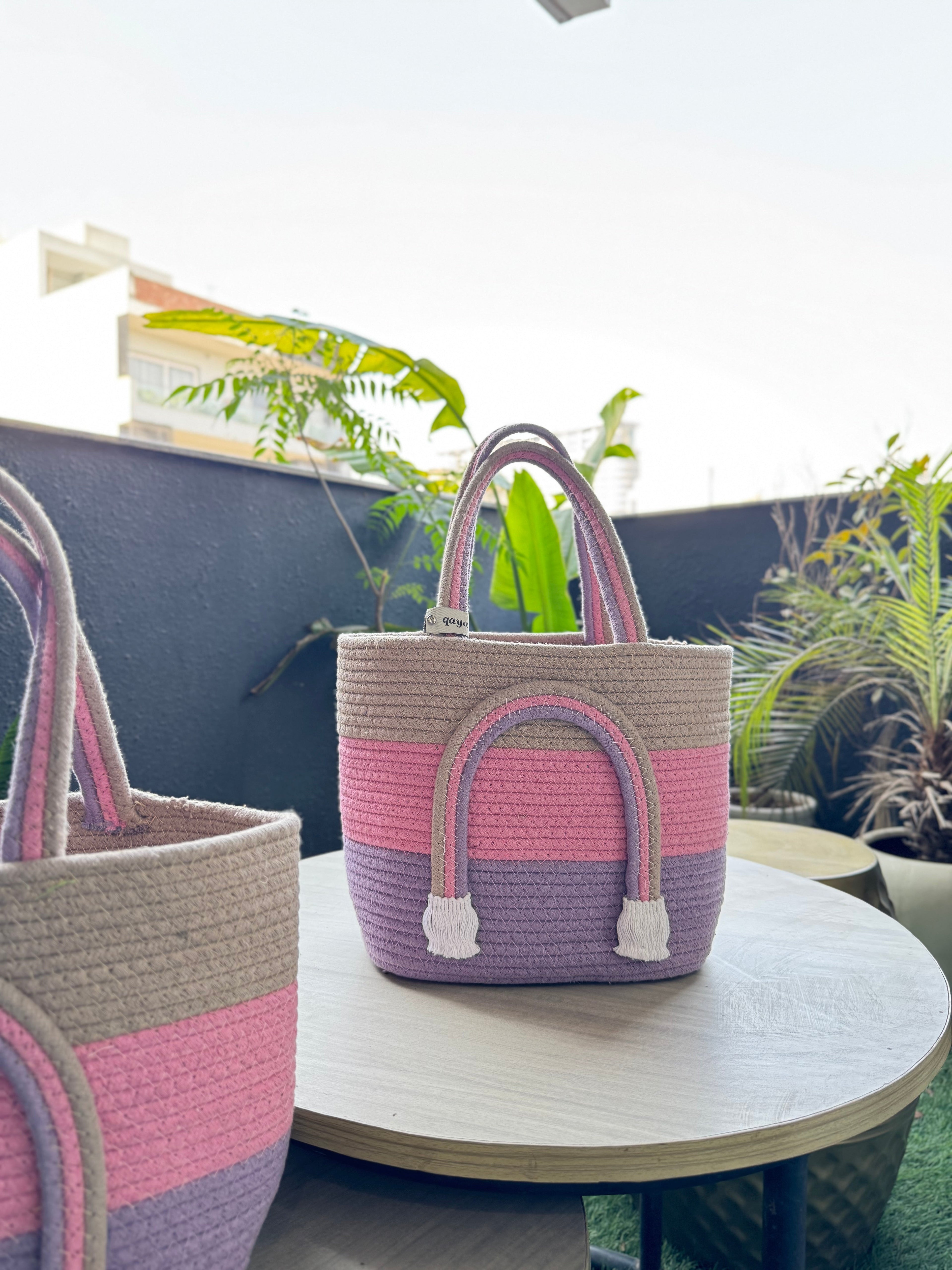 Rainbow Hamper Basket