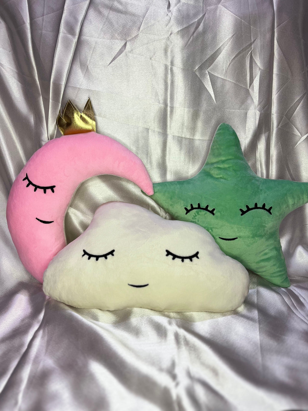 Cute Cloud, Moon and star cushion Set of 3