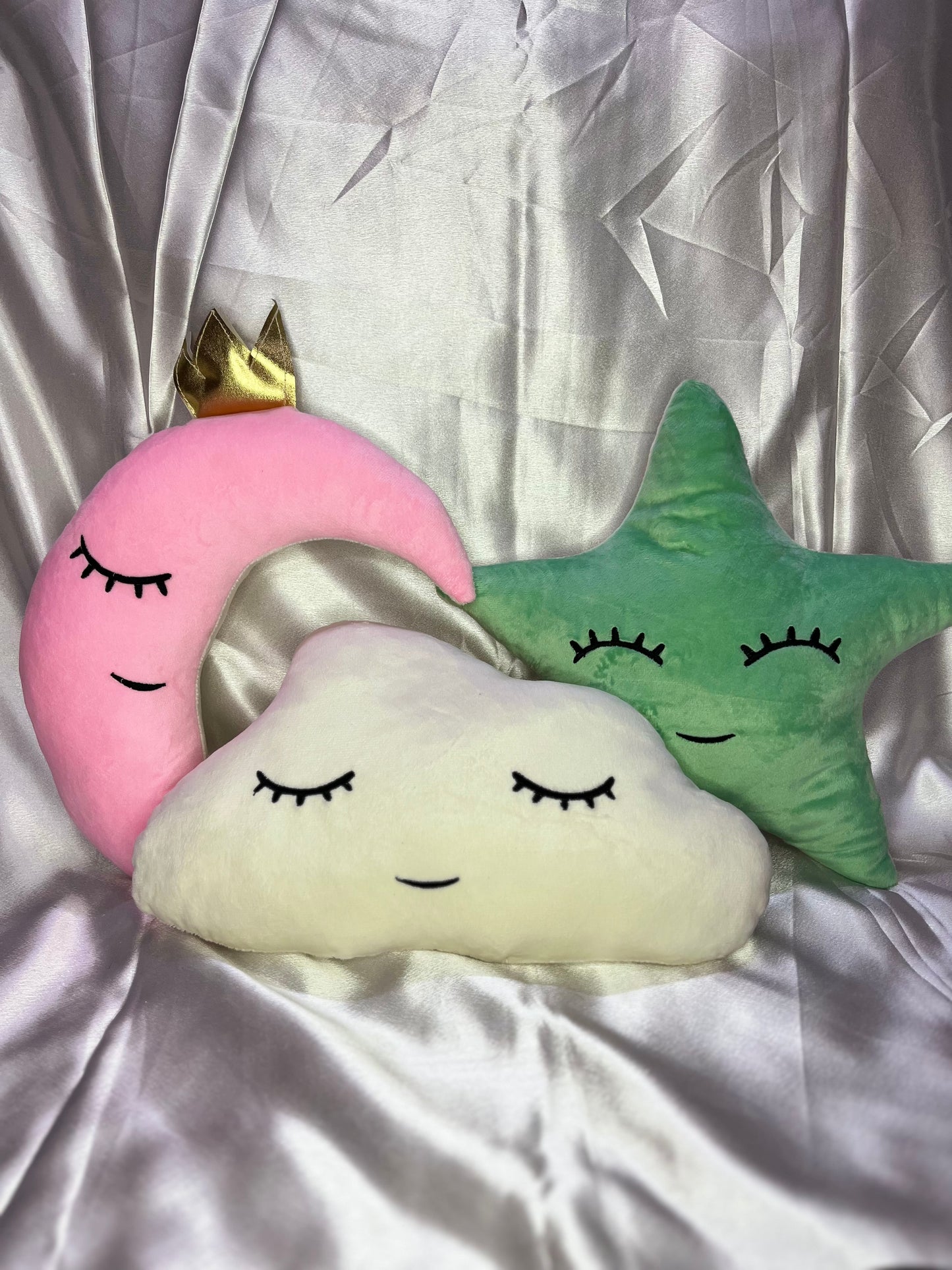 Cute Cloud, Moon and star cushion Set of 3