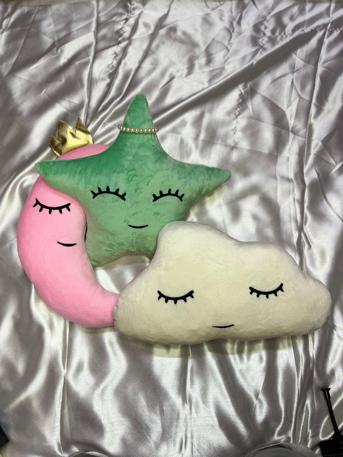 Cute Cloud, Moon and star cushion Set of 3