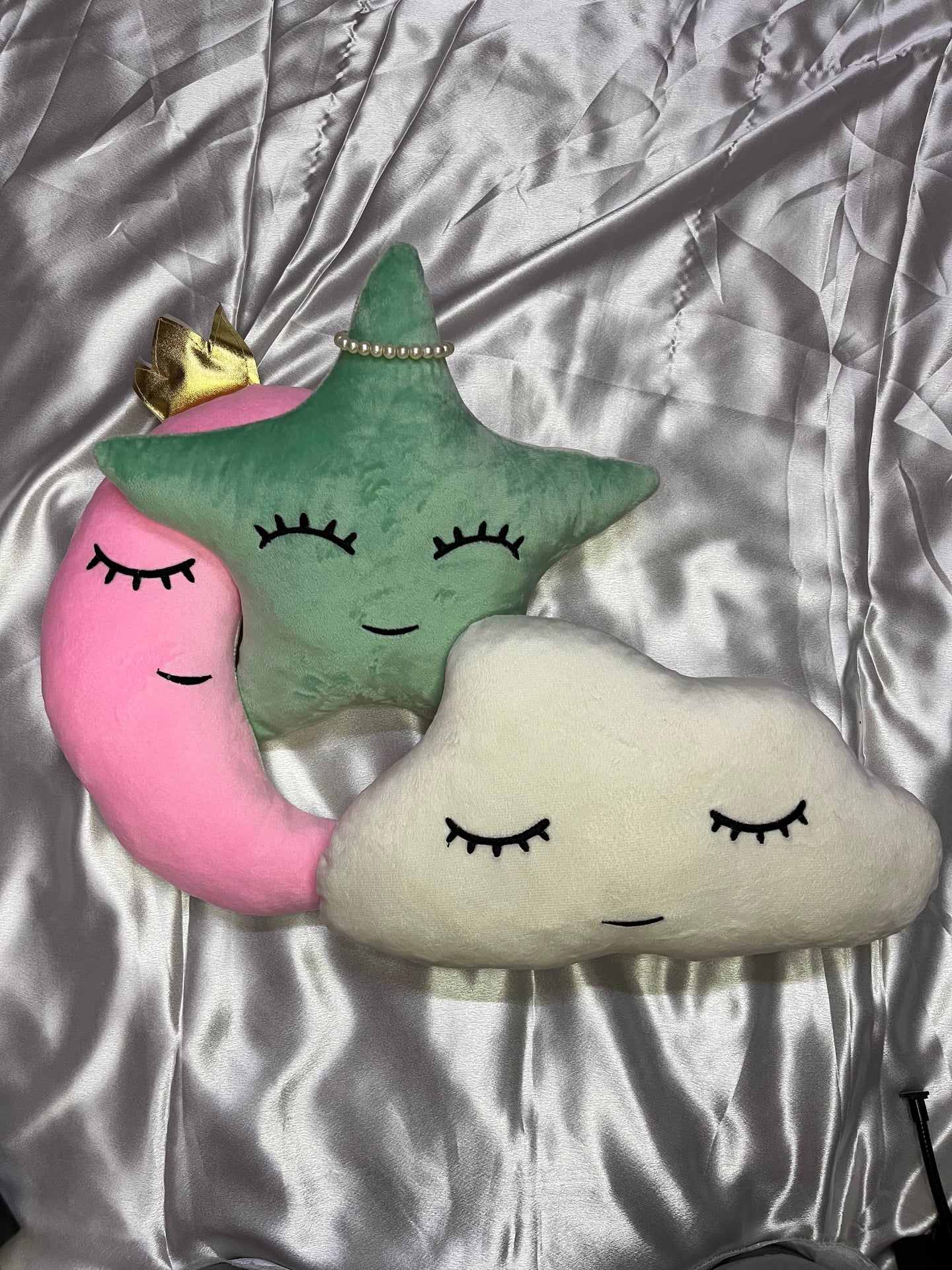 Cute Cloud, Moon and star cushion Set of 3