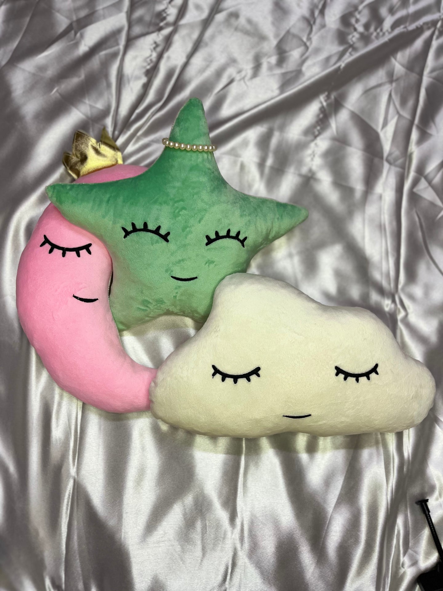 Cute Cloud, Moon and star cushion Set of 3