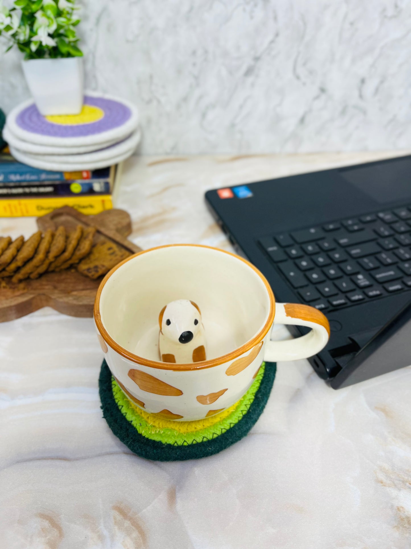 Cute Dog Ceramic Coffee Mugs