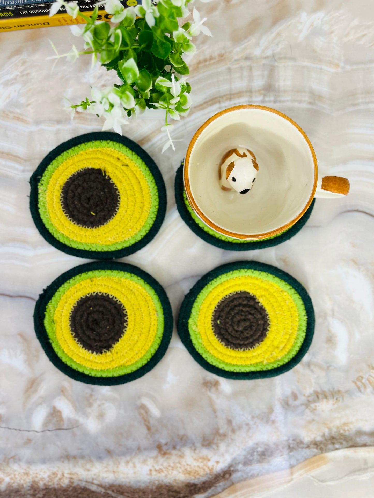 Avocado coaster - Set of 4