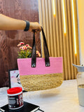 Wonder Shoulder Bag - Pink Jute