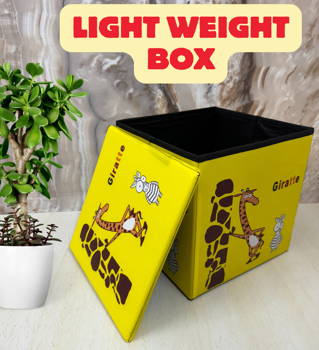 Giraffe Stool/Storage Box