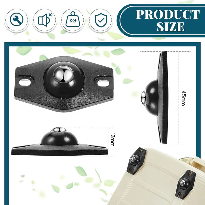 Heavy Duty 360° Rotating Moving Wheels (Furniture Mover Wheels)