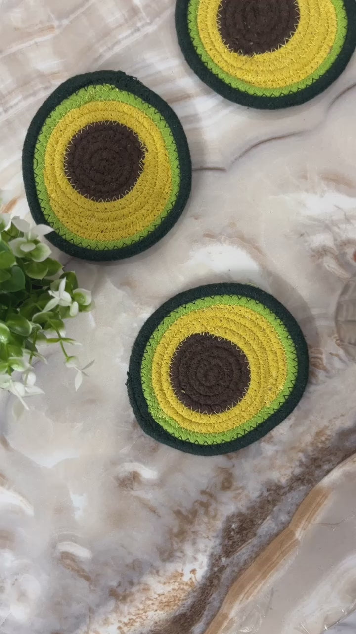 Avocado coaster - Set of 4