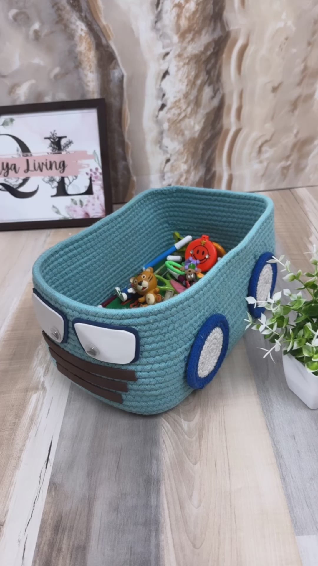 Bus Shaped Storage Basket