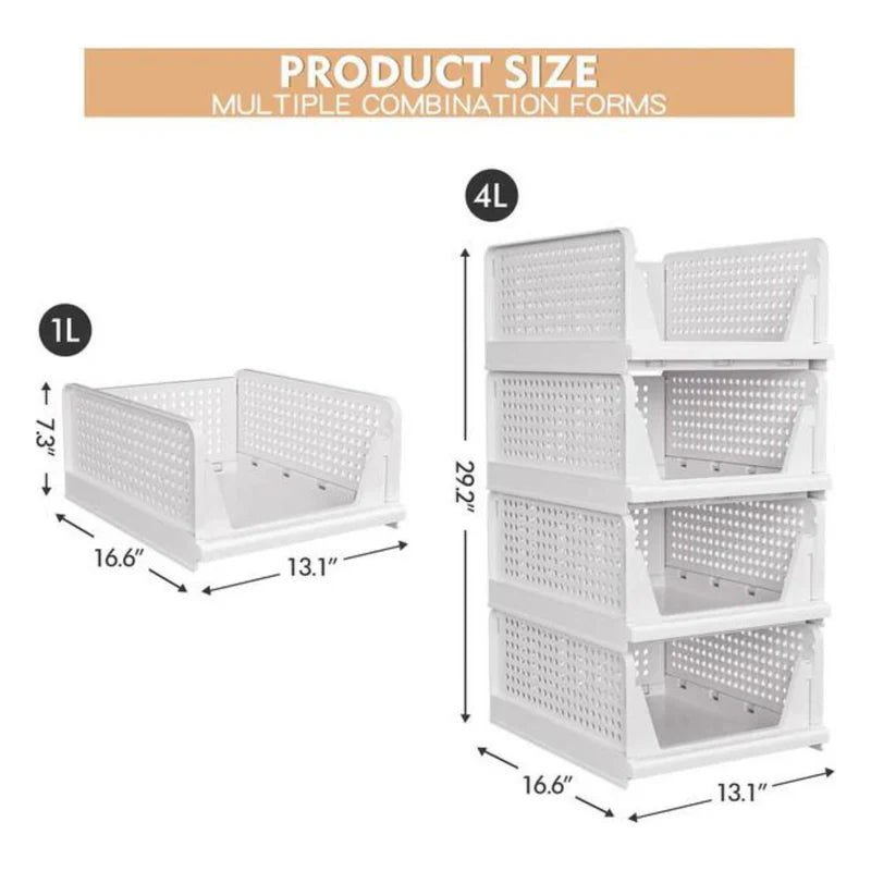 Multi Purpose Closet Organizer - pack of 3